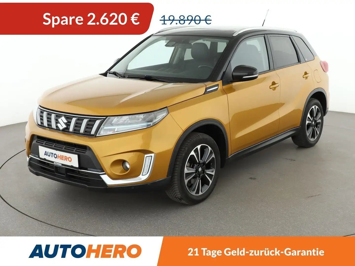 Suzuki Vitara 1.4 BoosterJet Mild-Hybrid Comfort+ 4x4*CAM* Jaune - 1