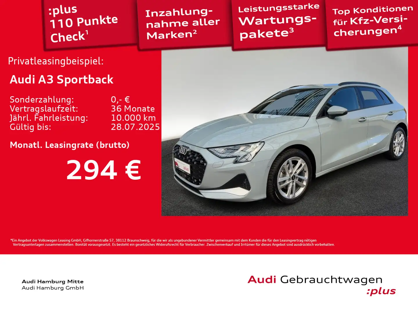 Audi A3 30 TFSI advanced S tronic Kamera Na Grau - 1