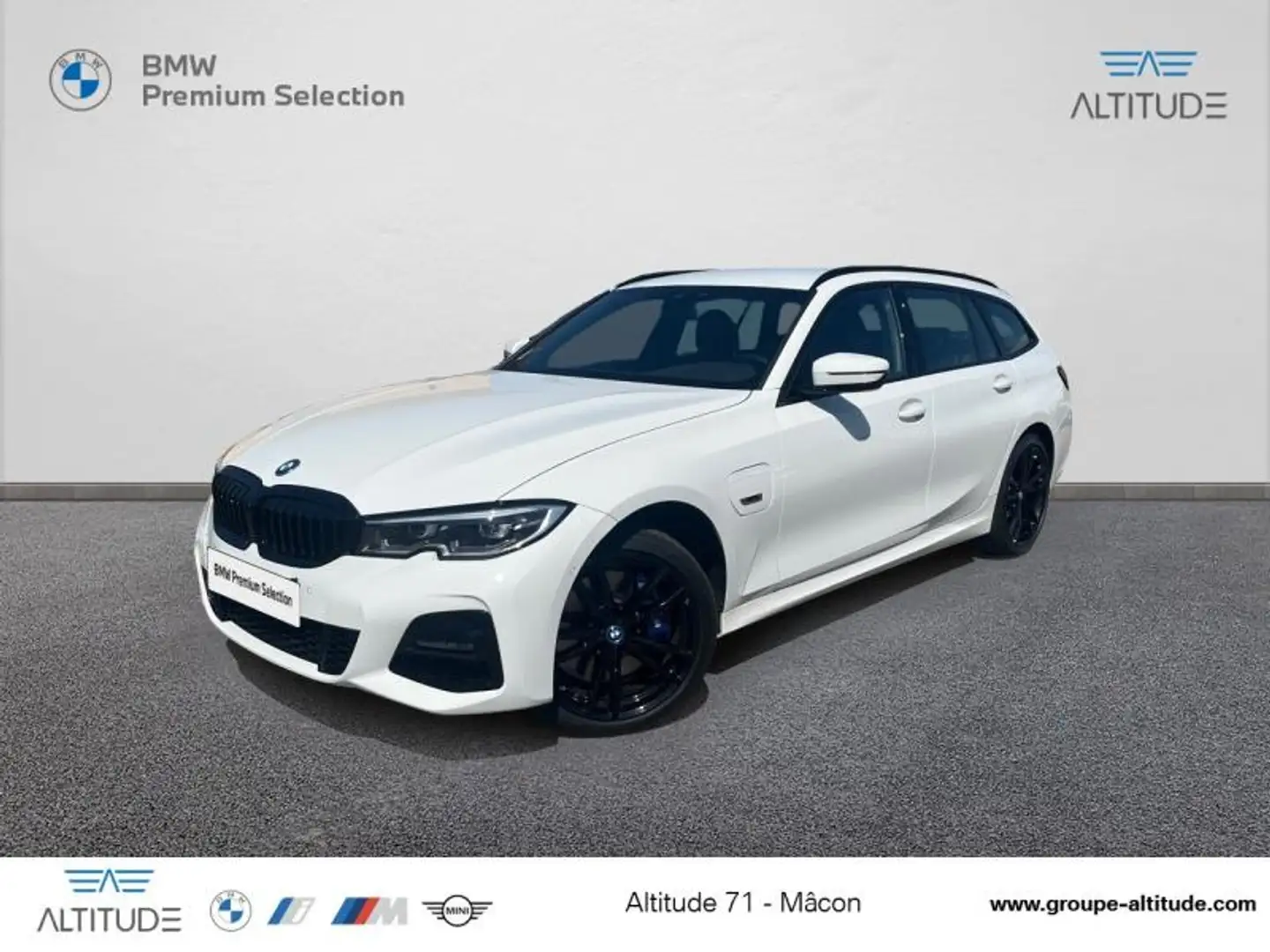 BMW 330 330eA xDrive 292ch M Sport Blanc - 1