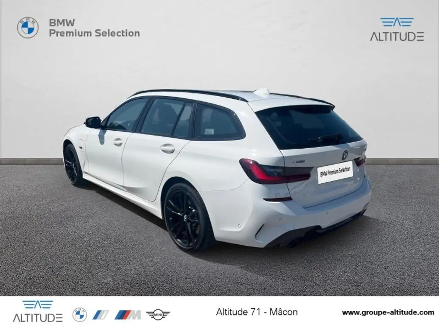 BMW 330 330eA xDrive 292ch M Sport Blanc - 2
