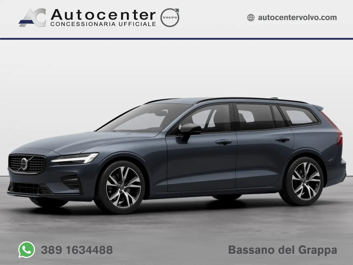 Volvo V60 B4 (d) automatico Plus Dark Grigio - 1