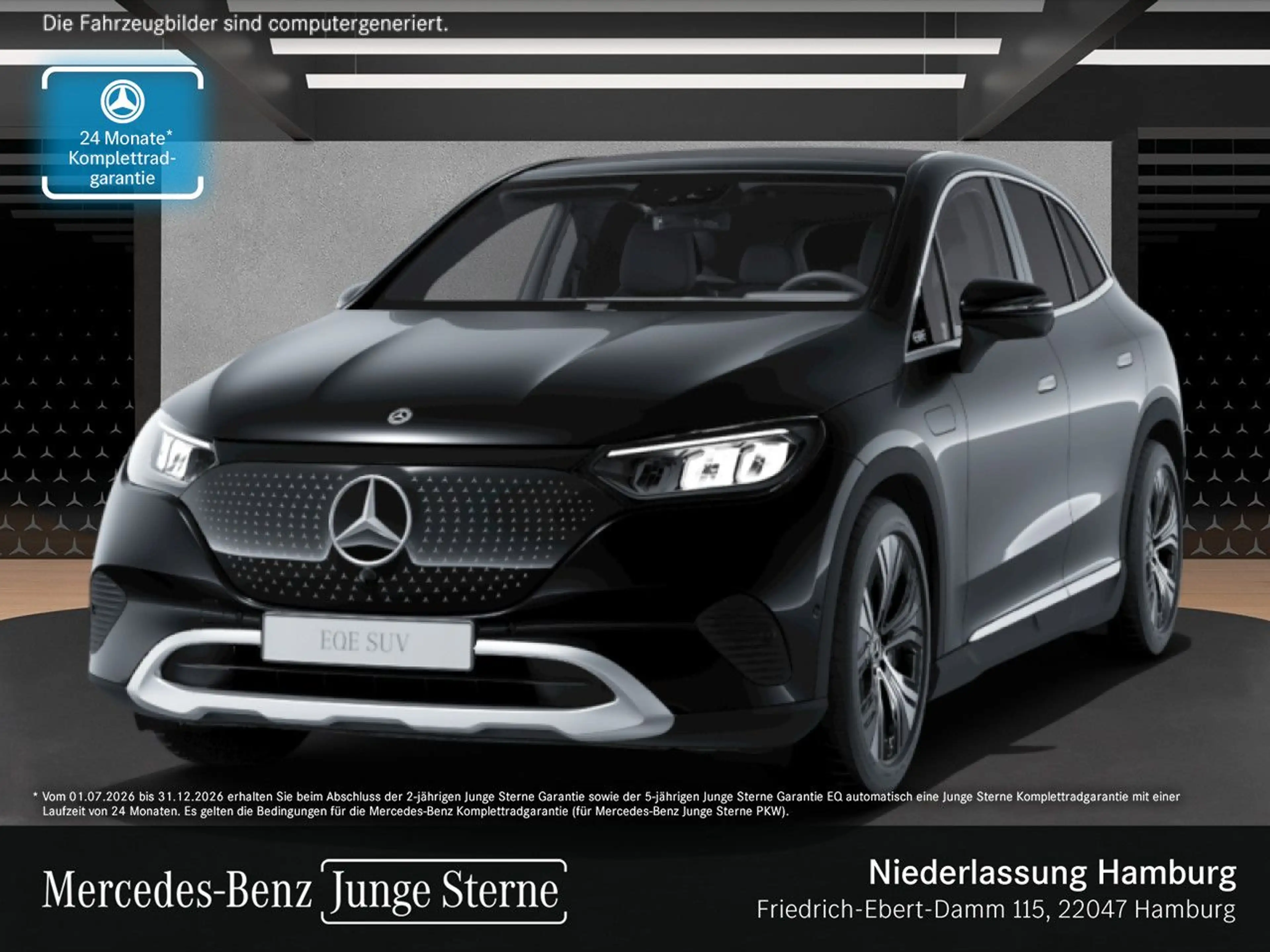 Mercedes-Benz EQE SUV EQE 300 AVANTG+PANO+360+AHK+LED+BURMESTER+TOTW