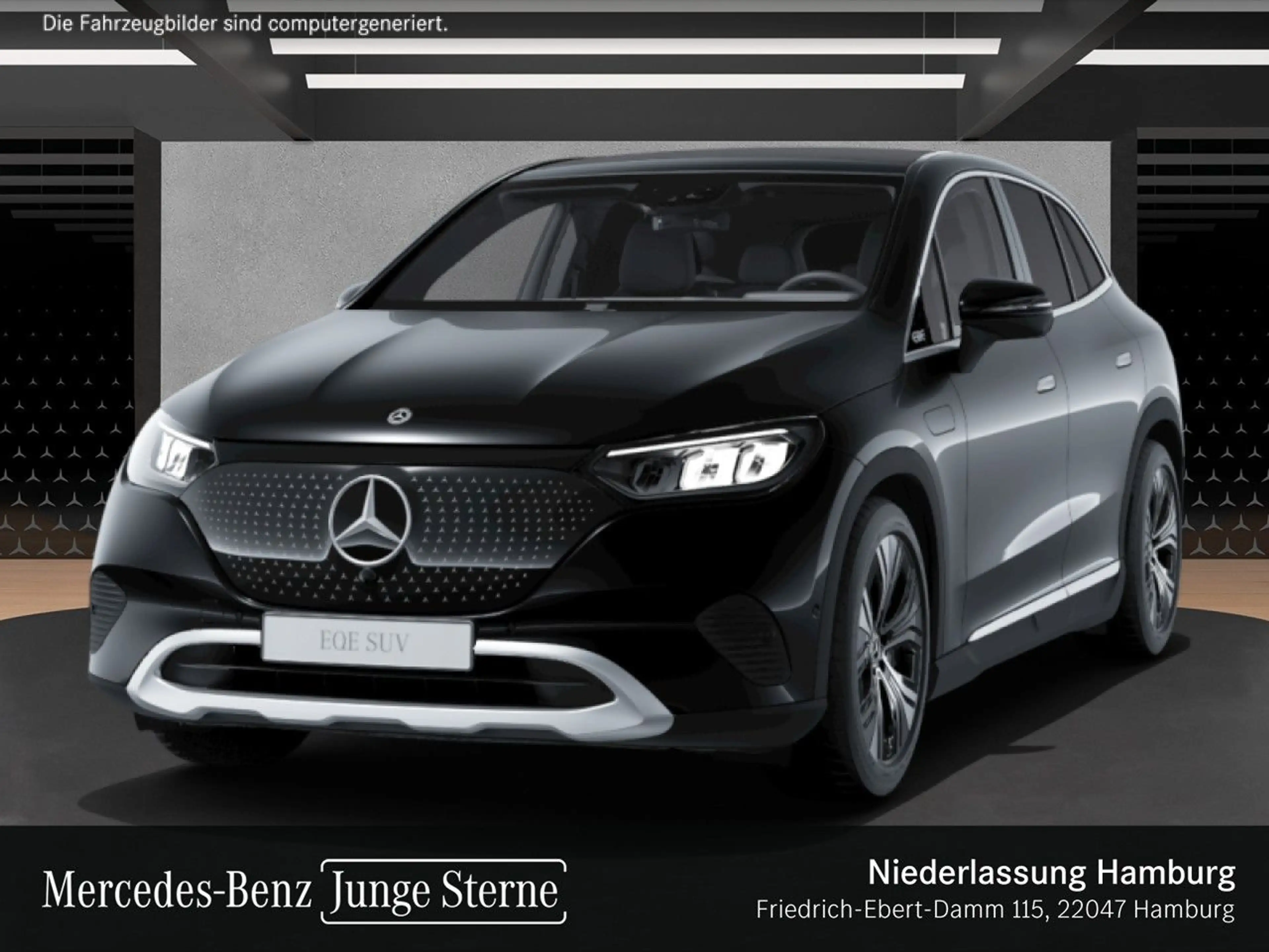 Mercedes-Benz EQE SUV EQE 300 AVANTG+PANO+360+AHK+LED+BURMESTER+TOTW — photo 2