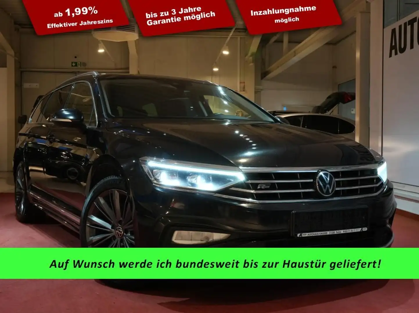 Volkswagen Passat Variant 2.0 TDI 4Motion R-Line Elegance* Noir - 1