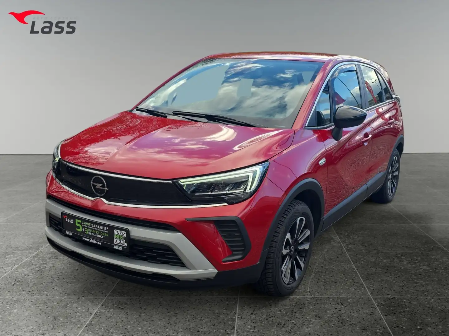 Opel Crossland 1.2 Turbo Elegance 2xKlima AUT Kam. LM Rot - 2