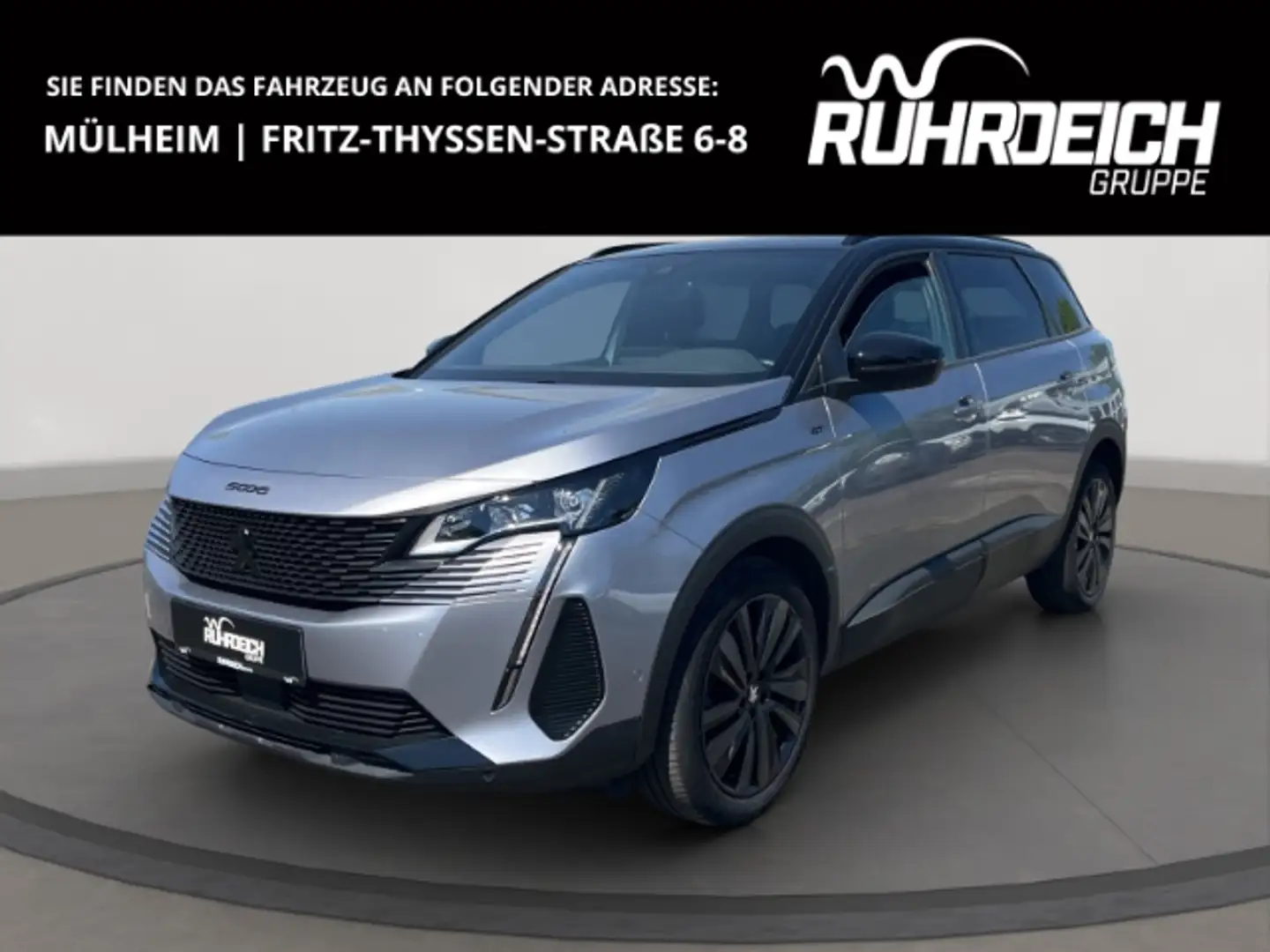 Peugeot 5008 GT 2.0 BlueHDi 7-Sitzer PANO ALLWETTER NAVI PDC KA Grau - 1