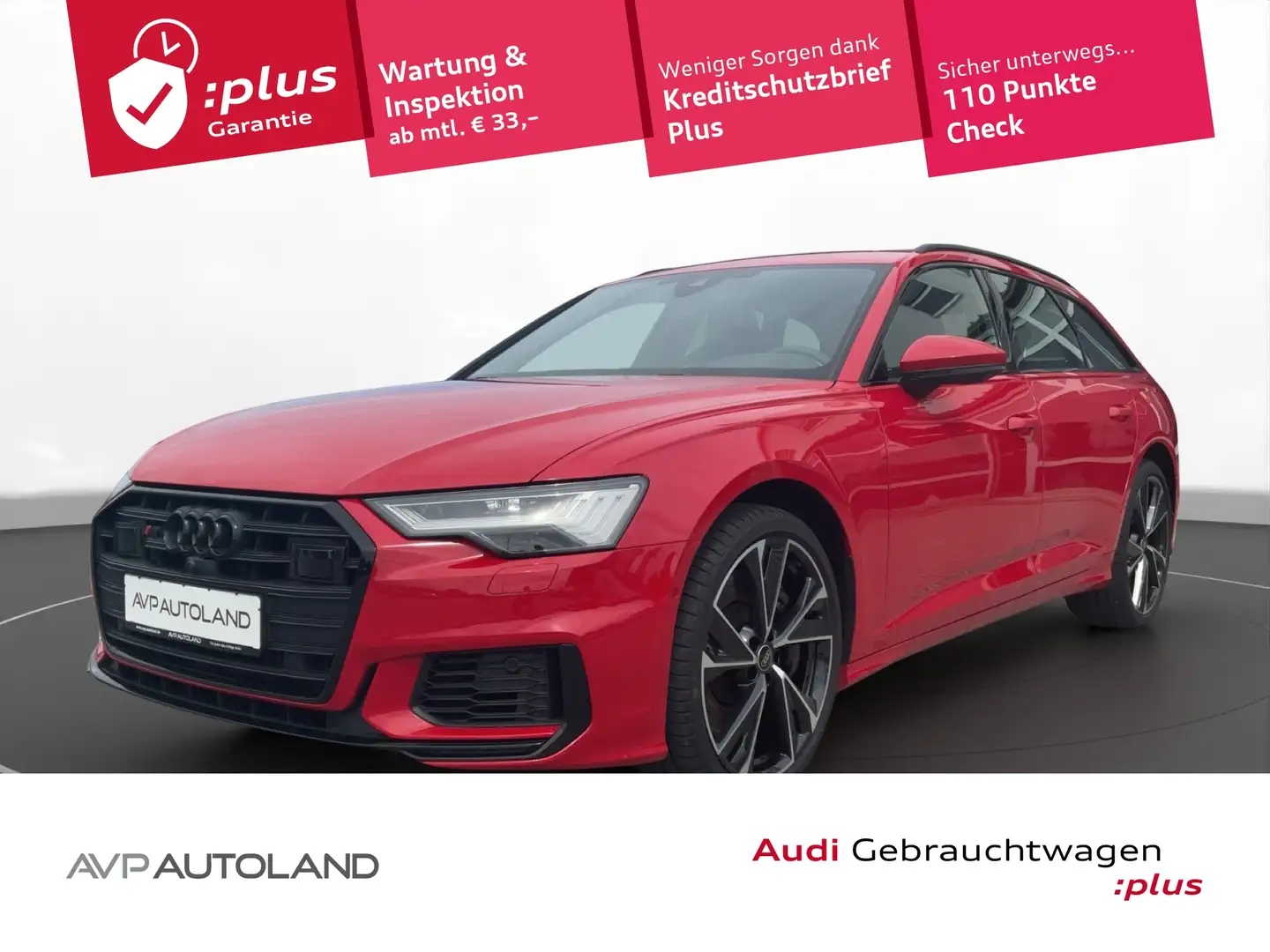 Audi S6 Avant 3.0 TDI quattro tiptronic | STANDH. | Červená - 1