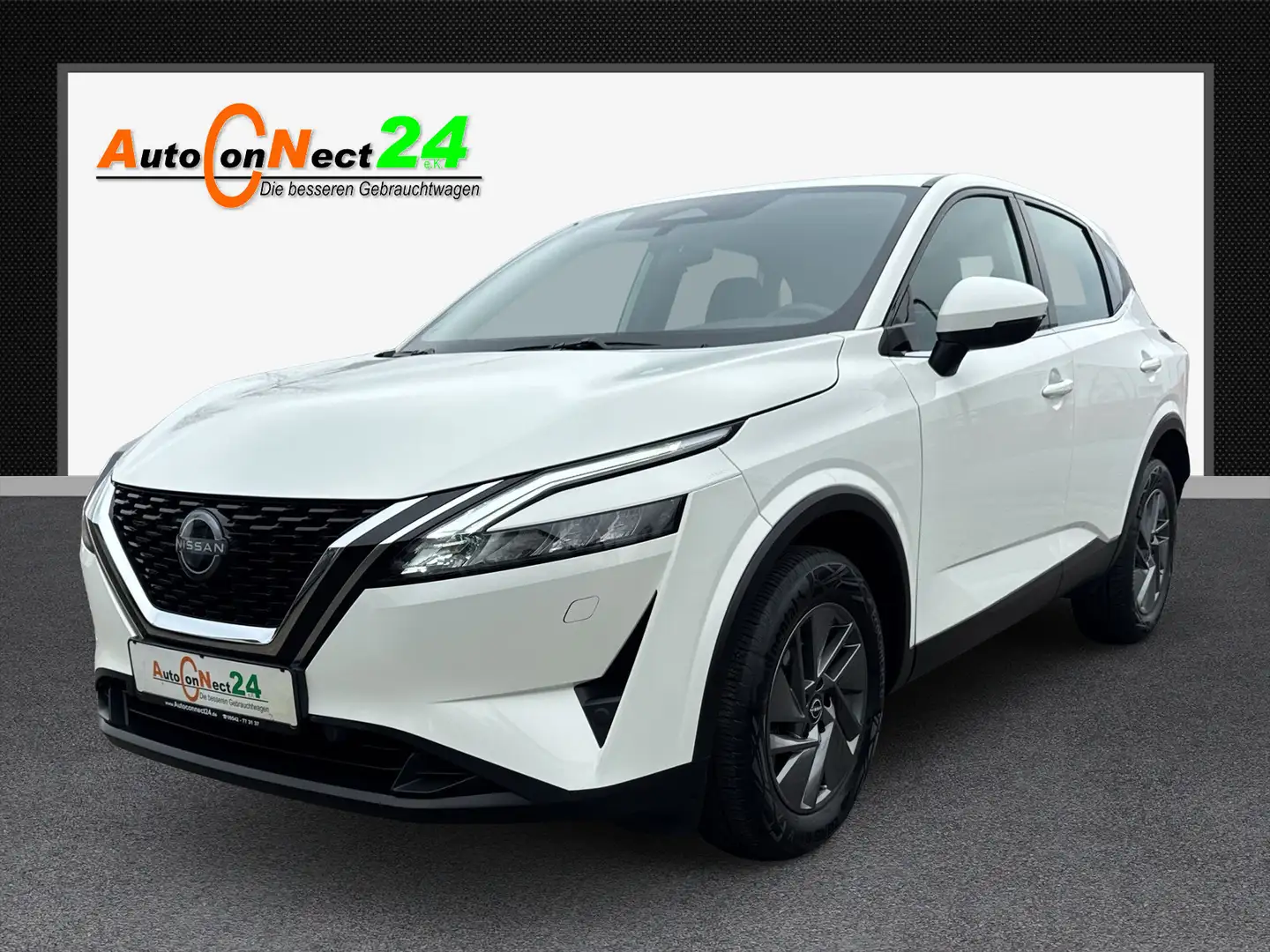 Nissan Qashqai Accenta *Xtronic/SHZG/Navi-App/Kamera/ICC/LED* Blanc - 1