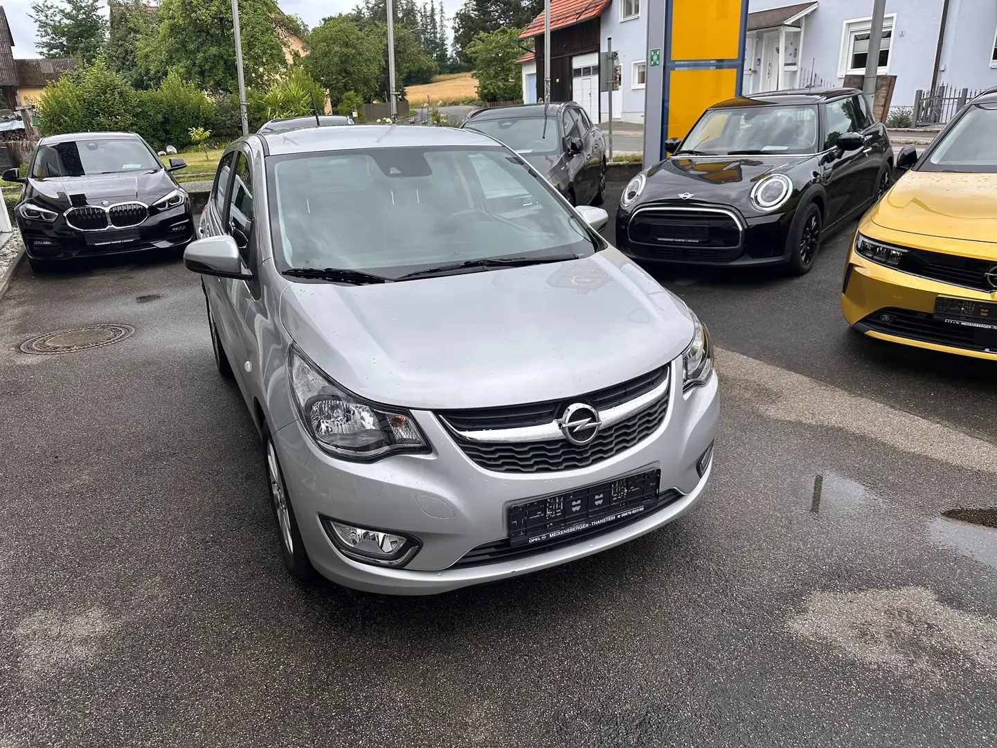 Opel Karl Exklusiv   Klimaautomatik Parkpilot Teilledersitze Plateado - 2
