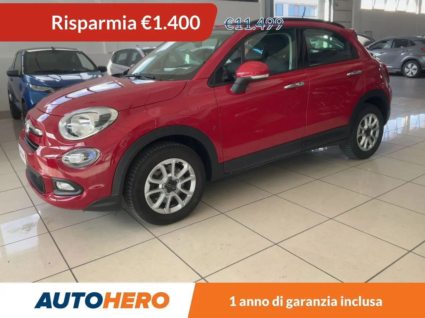 Fiat 500X 1.3 M-Jet Pop Star 95 CV Roşu - 1