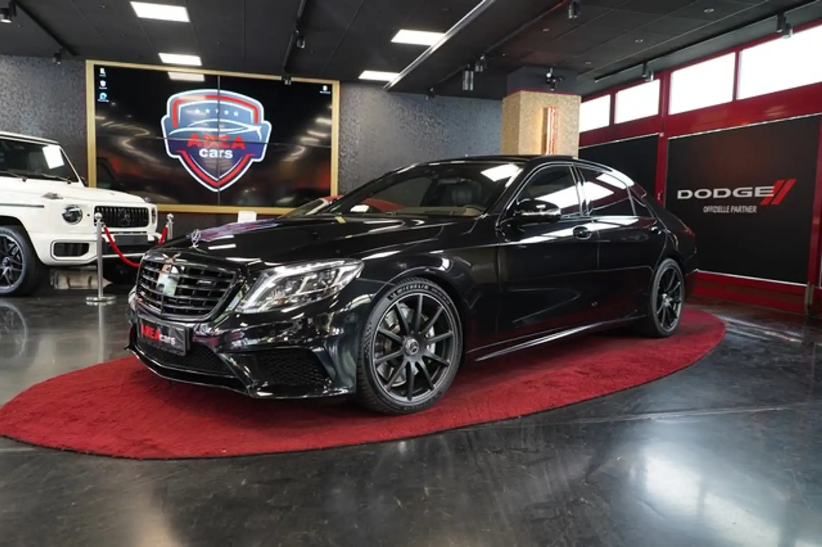 Mercedes-Benz S 63 AMG 4M LANG FULL NIGHTVIS HUD PANO BURM Noir - 2