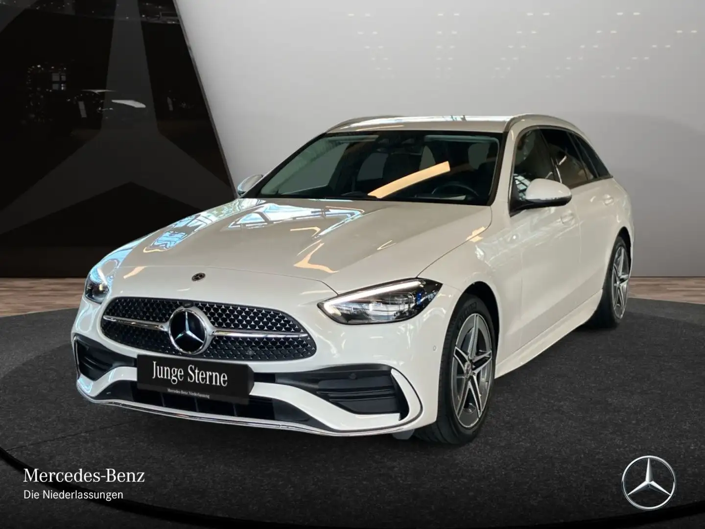 Mercedes-Benz C 300 e T AMG+360+AHK+BURMESTER+KEYLESS+9G Weiß - 2