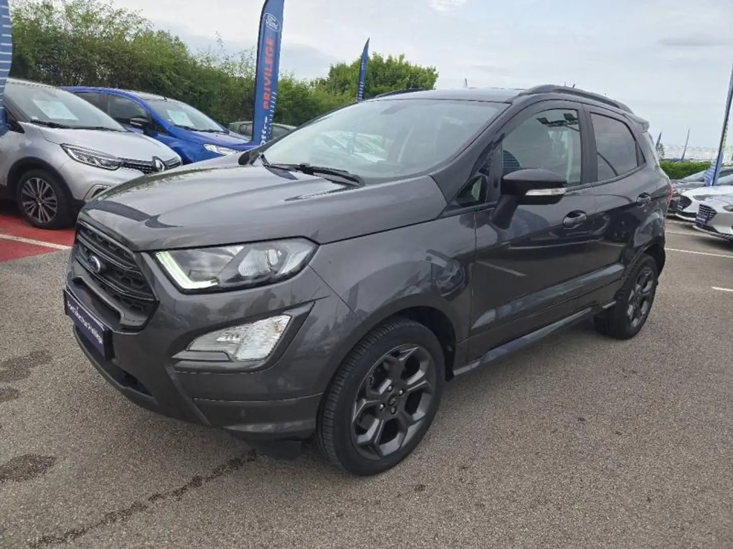 Ford EcoSport 1.0 EcoBoost 125ch ST-Line Euro6.2 Gris - 1