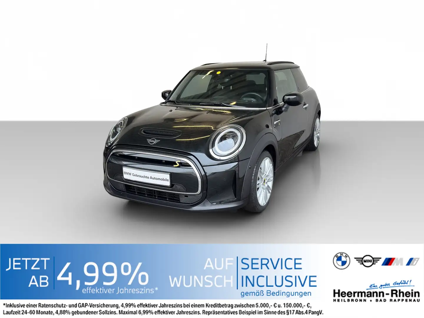 MINI Cooper SE 3-trg. Navi.LED.HUD.GSD.RFK.Apple.SHZ Schwarz - 2