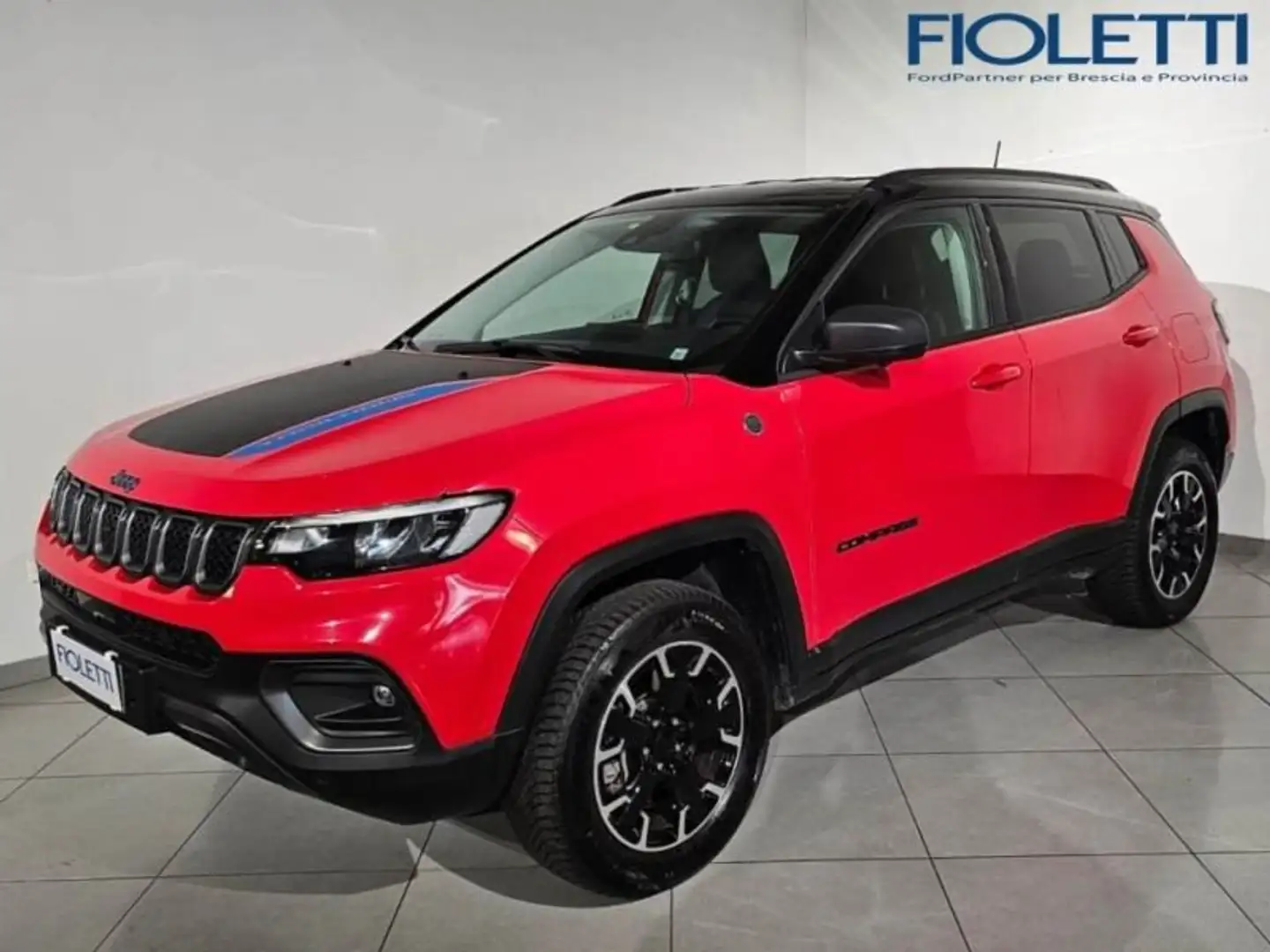 Jeep Compass 2ª SERIE 1.3 T4 240CV PHEV AT6 4XE TRAILHAWK Rosso - 1