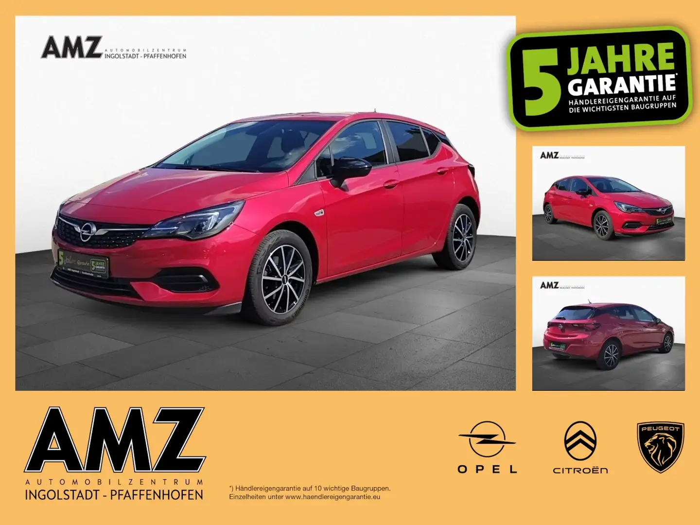 Opel Astra K 1.4 Edition Autom. Winter-P. Klimaauto. Rot - 1