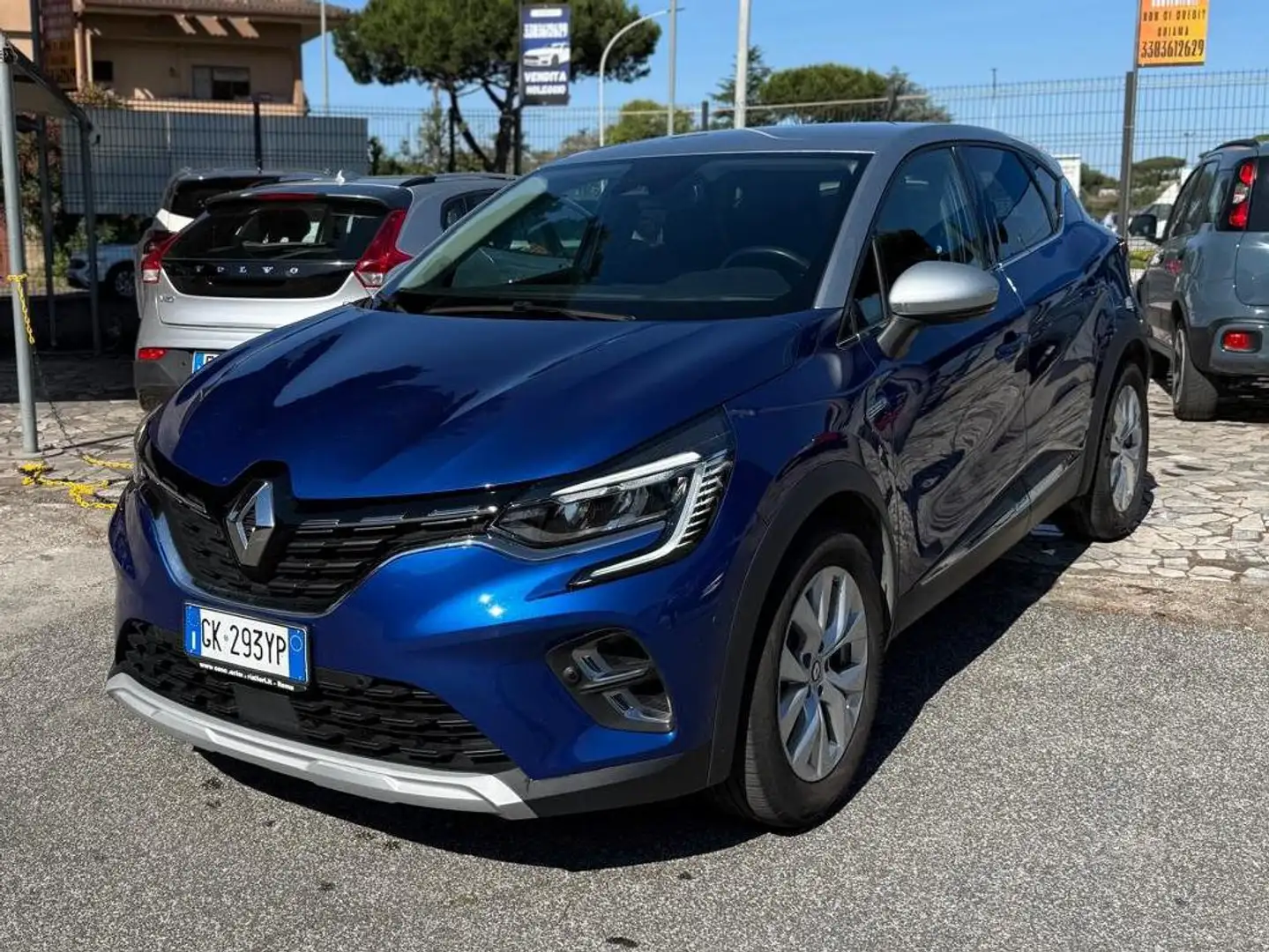Renault Captur Captur 1.6 E-Tech hybrid Intens 145cv auto Bleu - 1