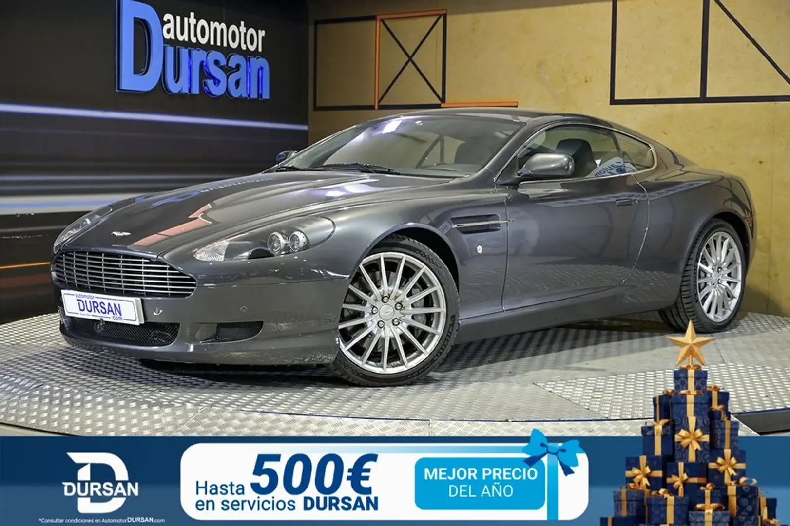 Aston Martin DB9 5.9 Coupe Touchtronic Gris - 1