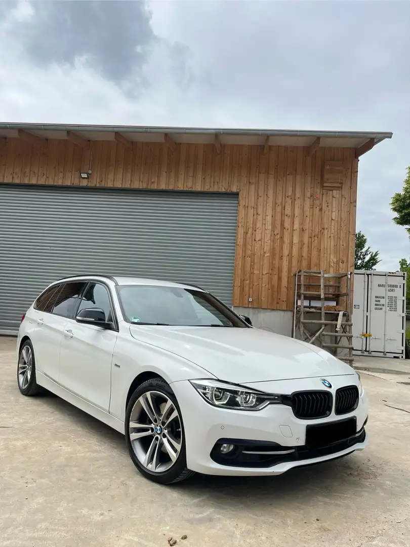 BMW 325 Sport-Line Shadow Alpinweiß/braun-224PS TOP! Blanc - 1