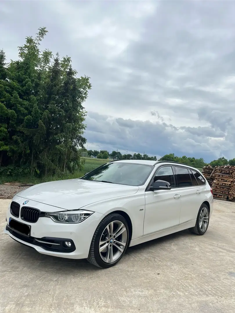 BMW 325 Sport-Line Shadow Alpinweiß/braun-224PS TOP! Blanc - 2