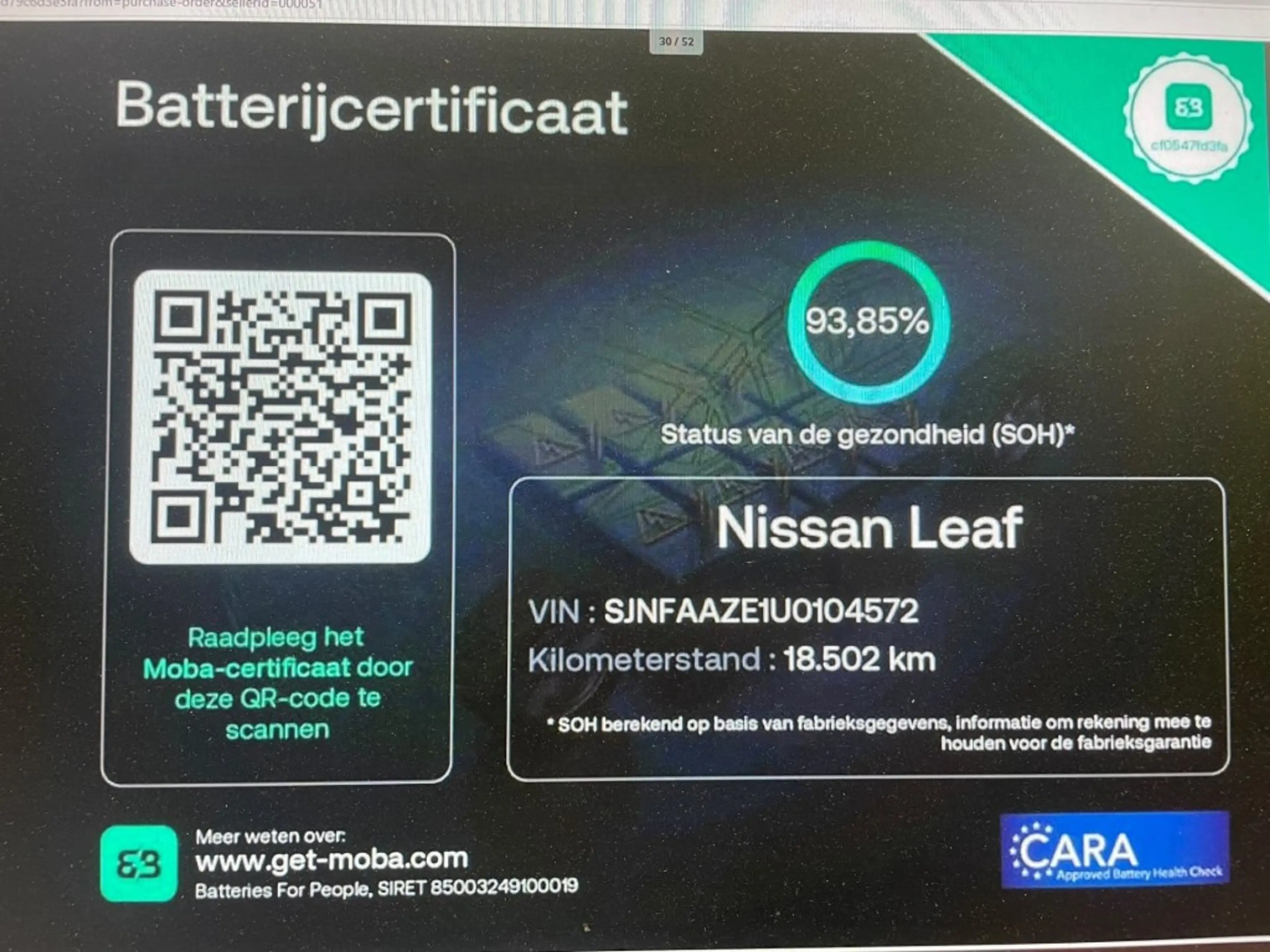 Nissan Leaf E+ N-Connecta 62 kWh - Carplay, Camera, Adapt. Cru — photo 3
