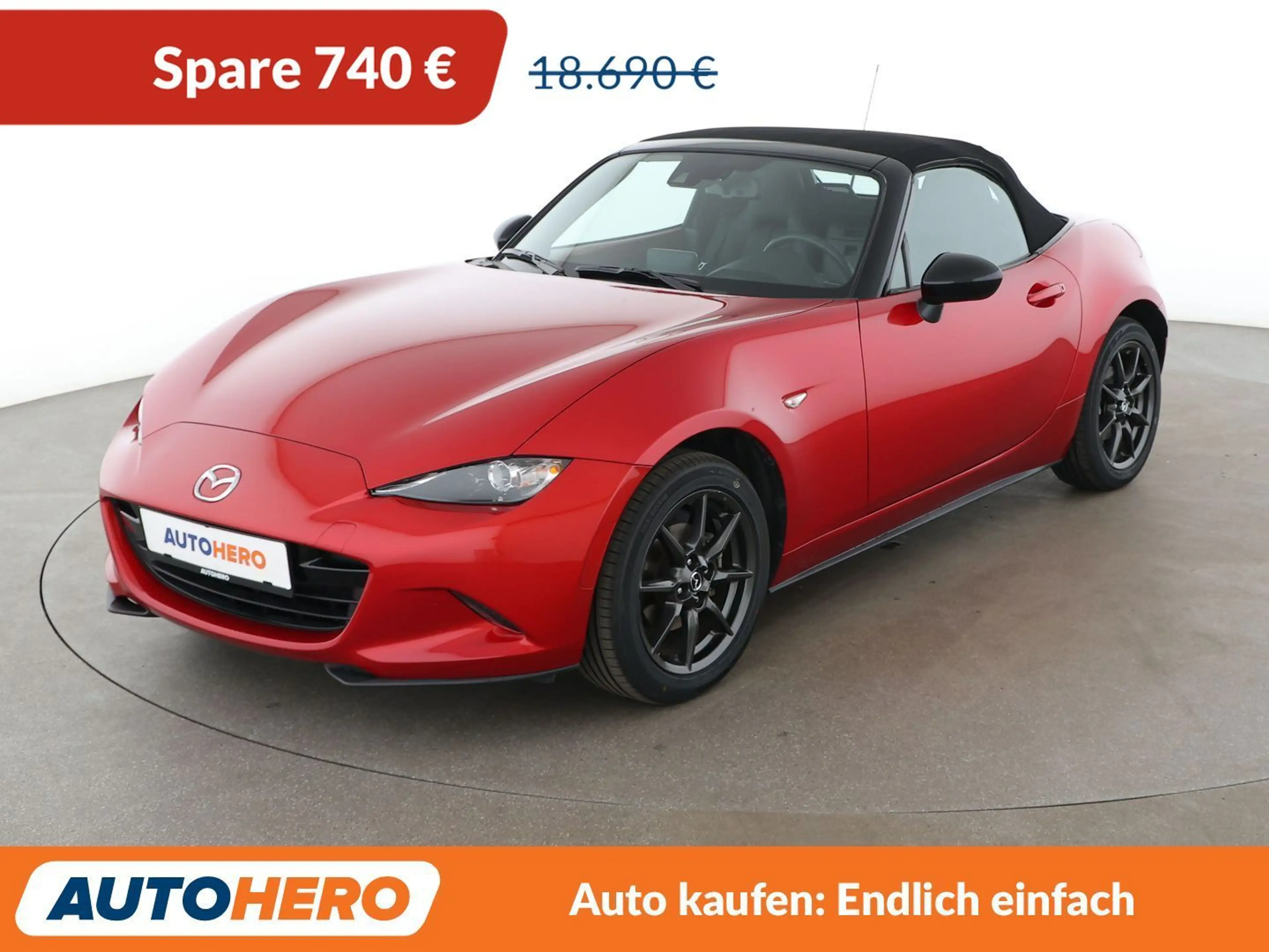 Mazda MX-5 1.5 Exclusive-Line*NAVI*TEMPO*SHZ*KLIMA*GARANTIE*