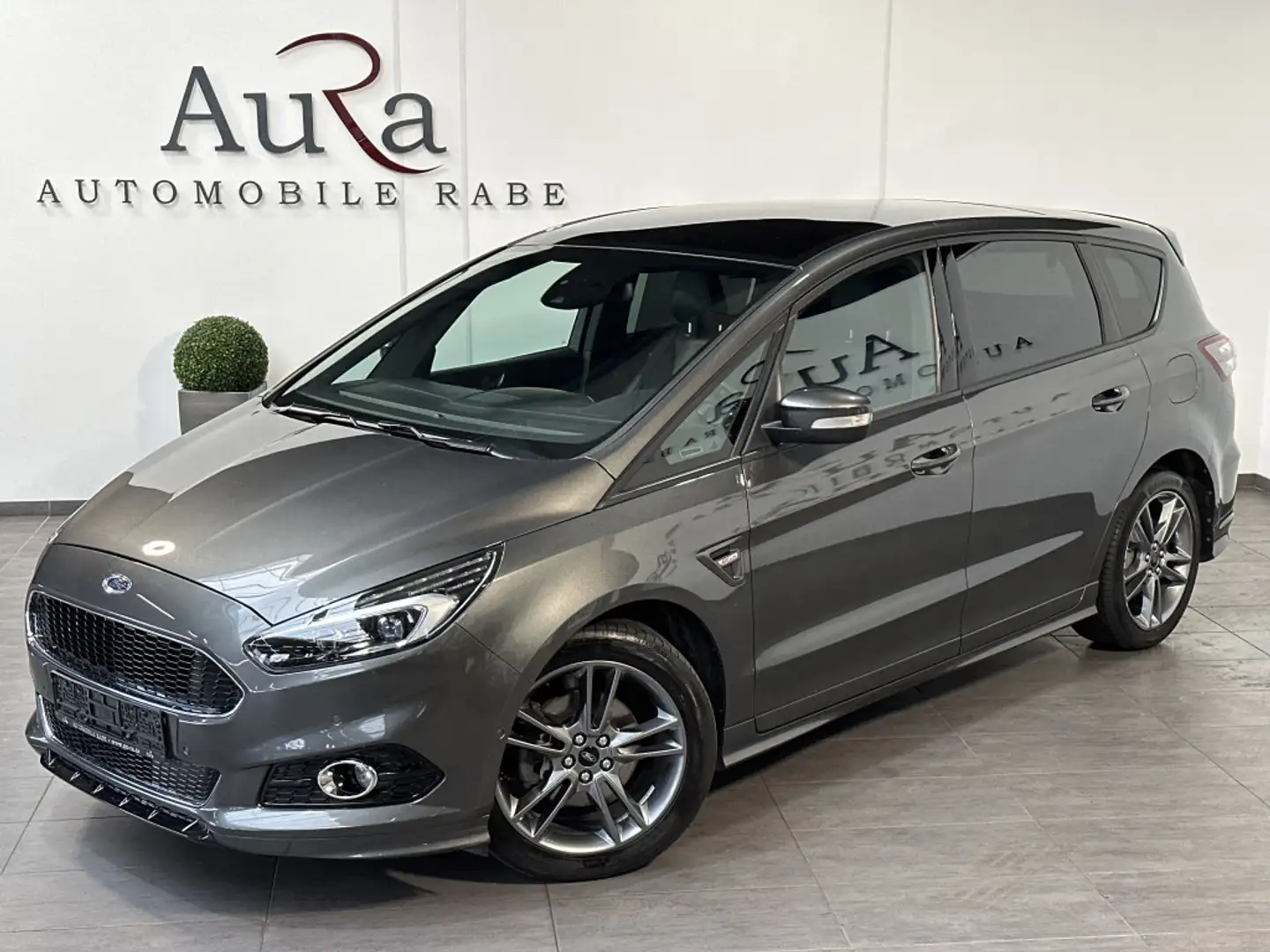 Ford S-Max 2.0 EB 7-Sitzer ST-Line NAV+LED+AHK+PANORAMA Gris - 2