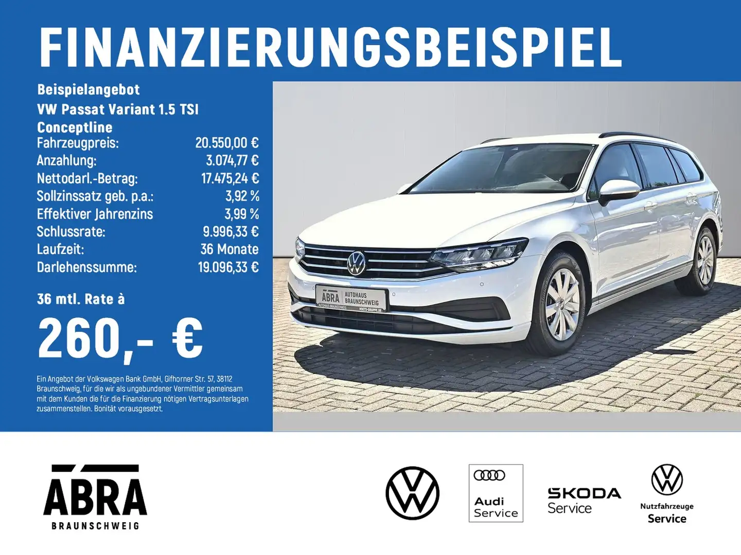 Volkswagen Passat Variant 1.5 TSI Conceptline LED+SHZ+APP+NAVI+CAM Blanco - 2