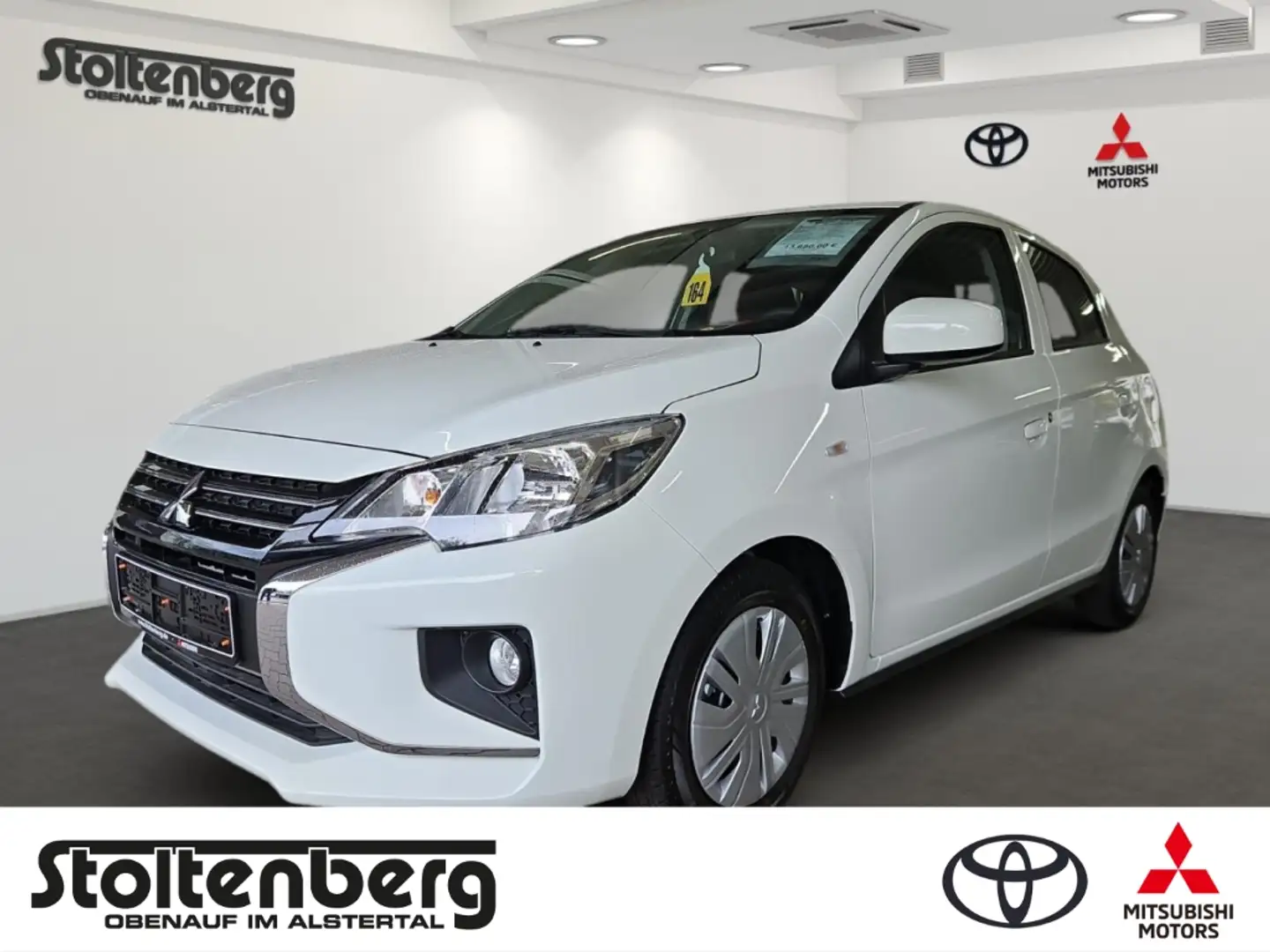 Mitsubishi Space Star Select 1.2 EU6d DAB Notbremsass. Berganfahrass. Ko Blanc - 1