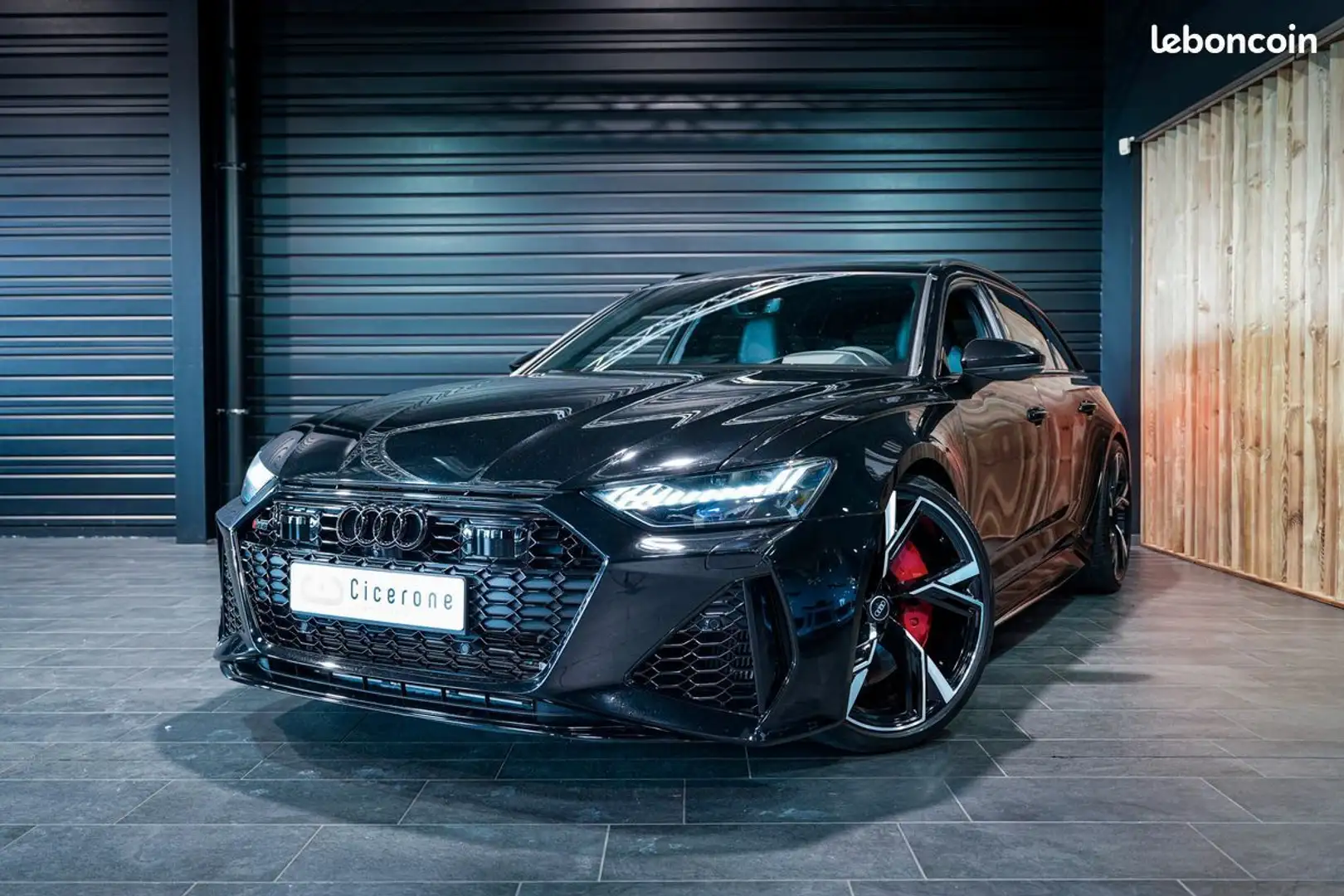 Audi RS6 C8 600ch TOIT OUVRANT ATTELAGE BANG & OLUFSEN MALUS INCLUS ENTRETIEN FULL CAMÉRA 360 CUIR VALCONA AFFICHAGE TÊTE HAUTE SI Schwarz - 1