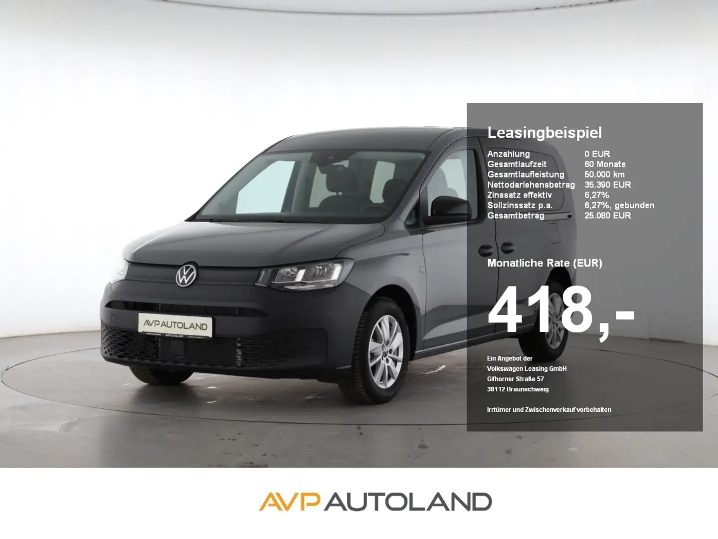 Volkswagen Caddy 2.0 TDI | NAVI | AHK | KAMERA | PDC | SHZ Grau - 1