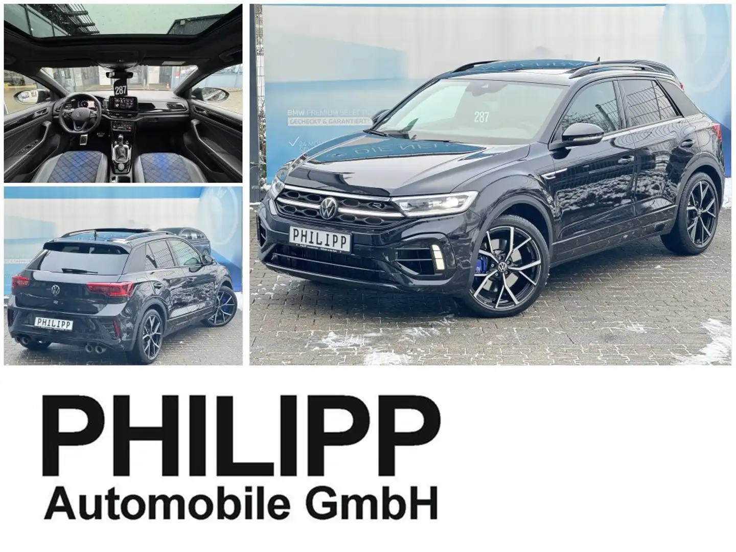 Volkswagen T-Roc R 4Motion Black Style AHK Beats PANO ACC Schwarz - 1