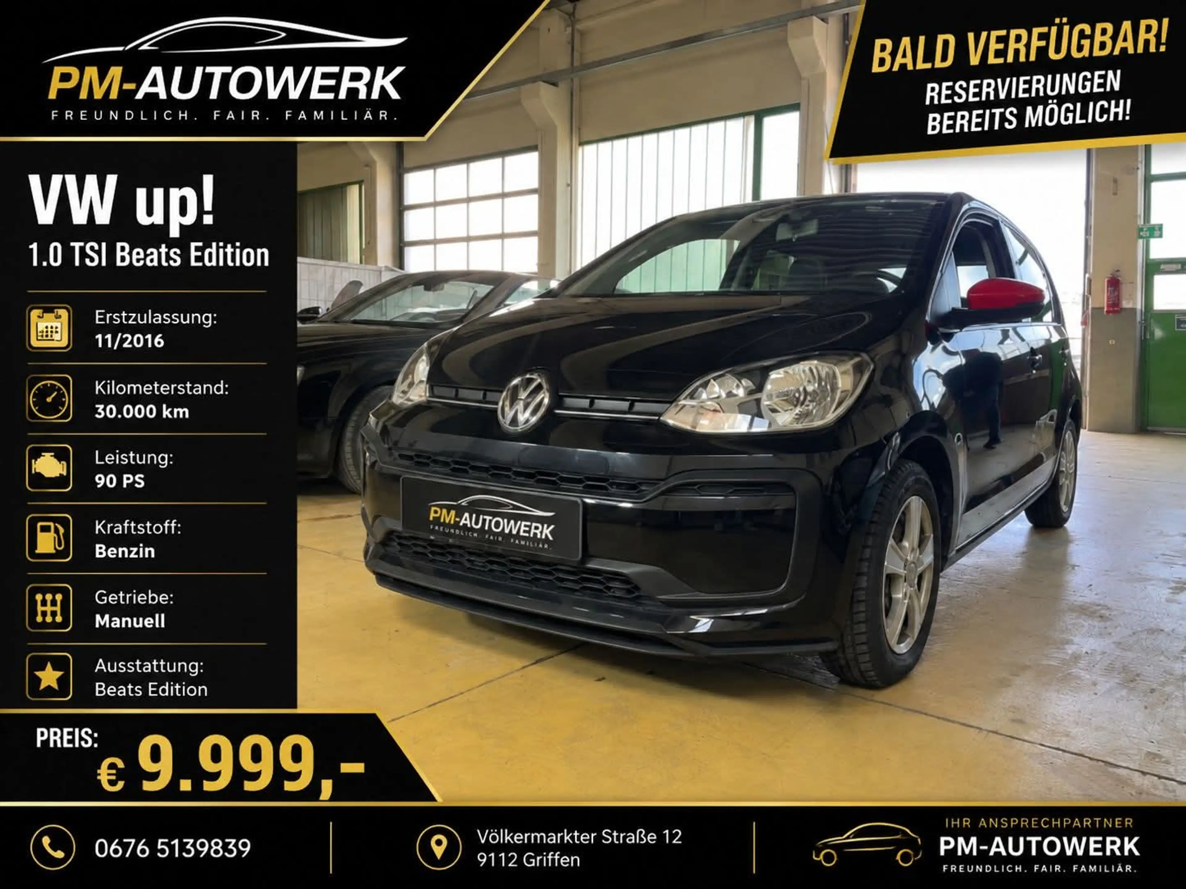 Volkswagen up! Beats Edition *90PS TSI*wenig KM*