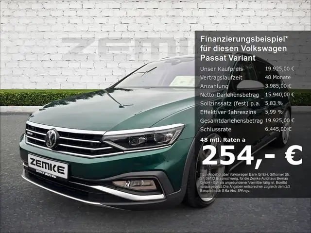 Volkswagen Passat Variant Alltrack 2.0 TDI DSG 4Motion Leder StandHZG AHK-kl