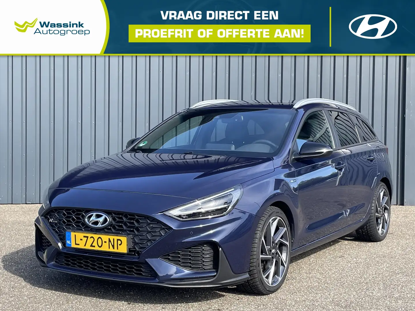 Hyundai i30 1.5 T-GDI 48V 160pk N Line I Carplay I Navigatie I Blauw - 1