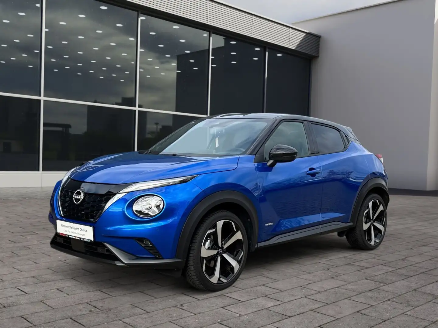 Nissan Juke JUKE 1.6 HYBRID 143 PS TEKNA NAVI BFS KLIMA Blau - 2