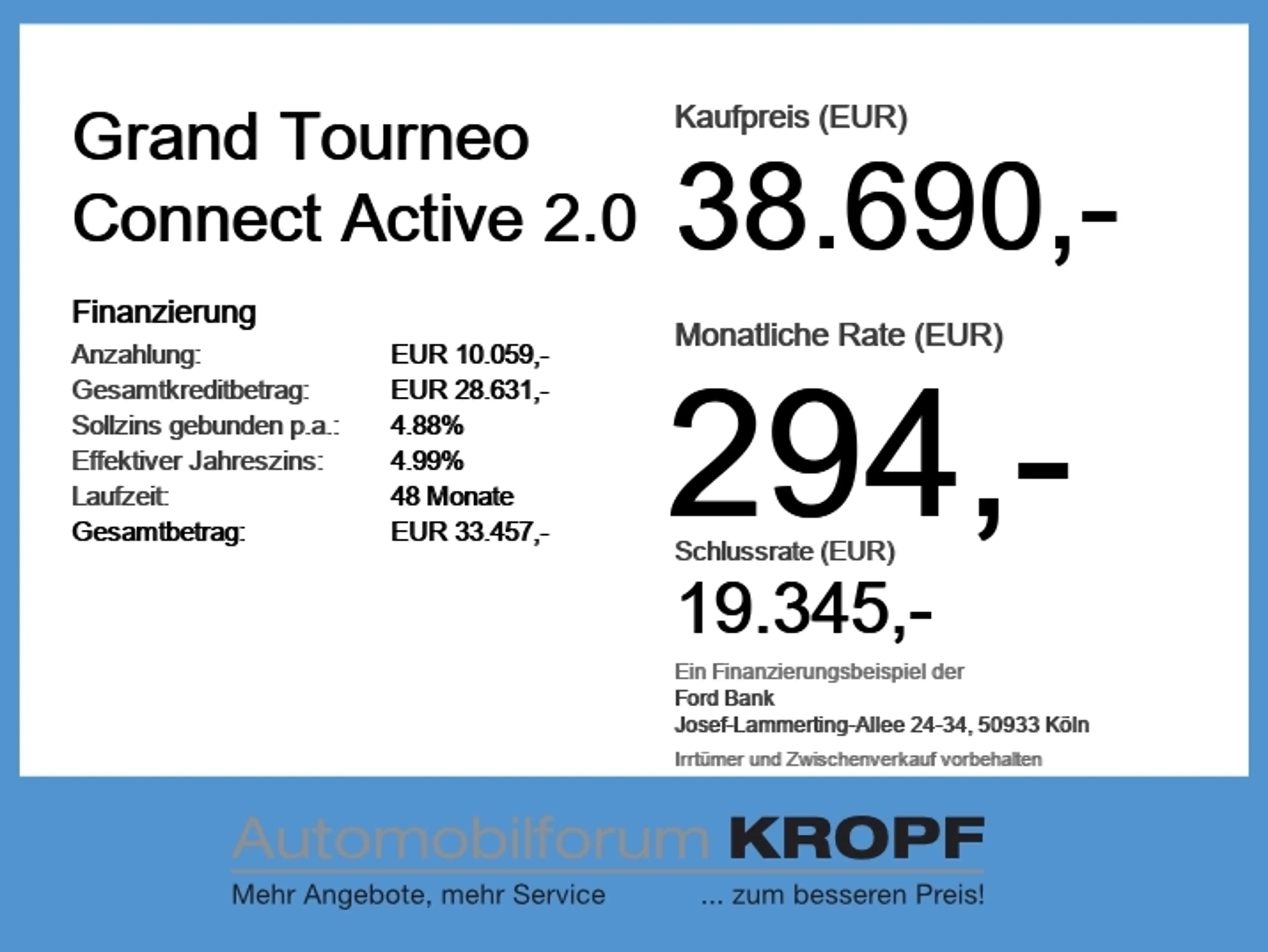 Ford Grand Tourneo Connect Active 2.0 7-SITZER*PANO — photo 6