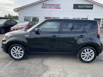 Black 2019 Kia Soul EX FWD Wagon 6-Speed Automatic