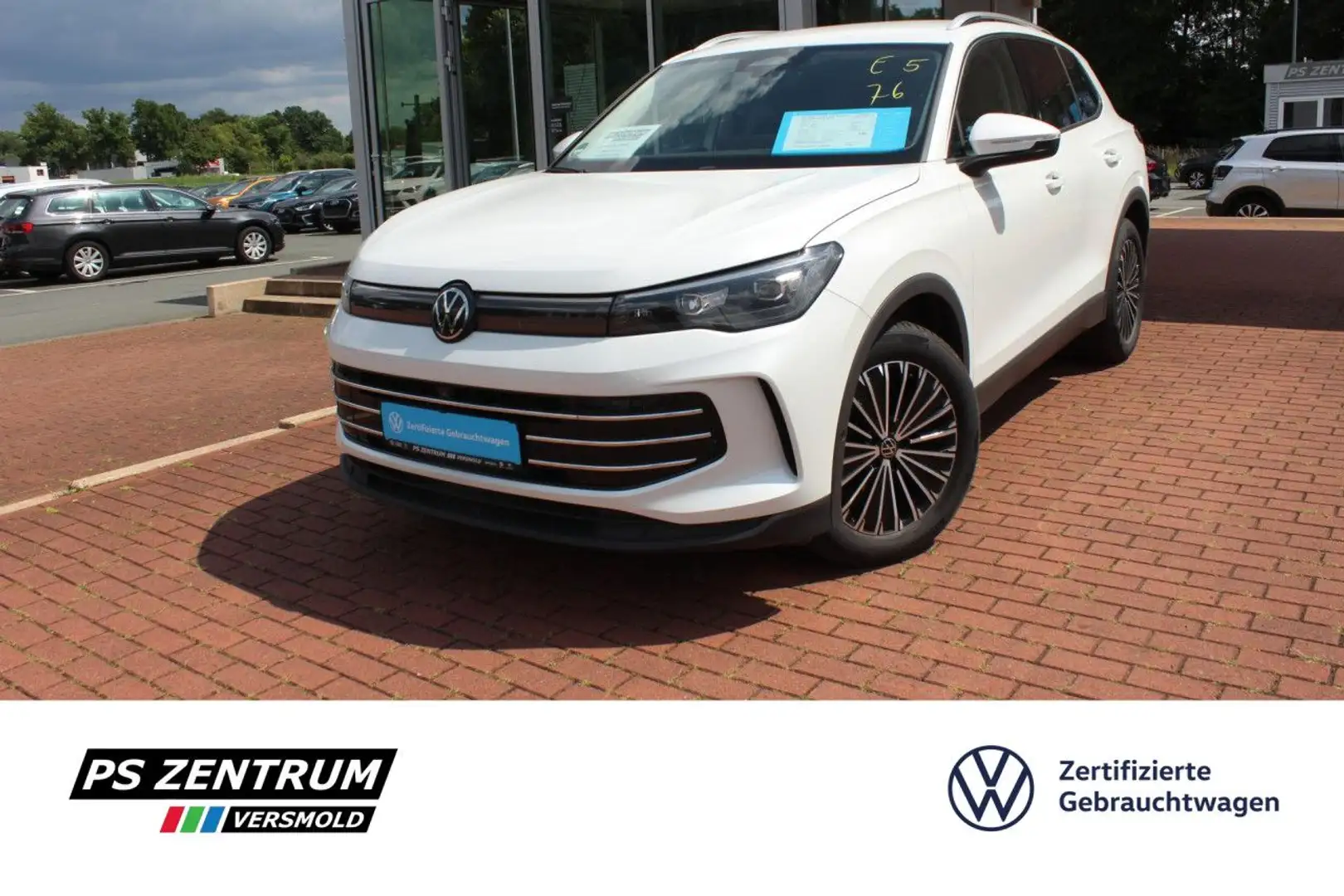 Volkswagen Tiguan 1.5 eTSI DSG Elegance AHK CAM eHECK NAVI Weiß - 1