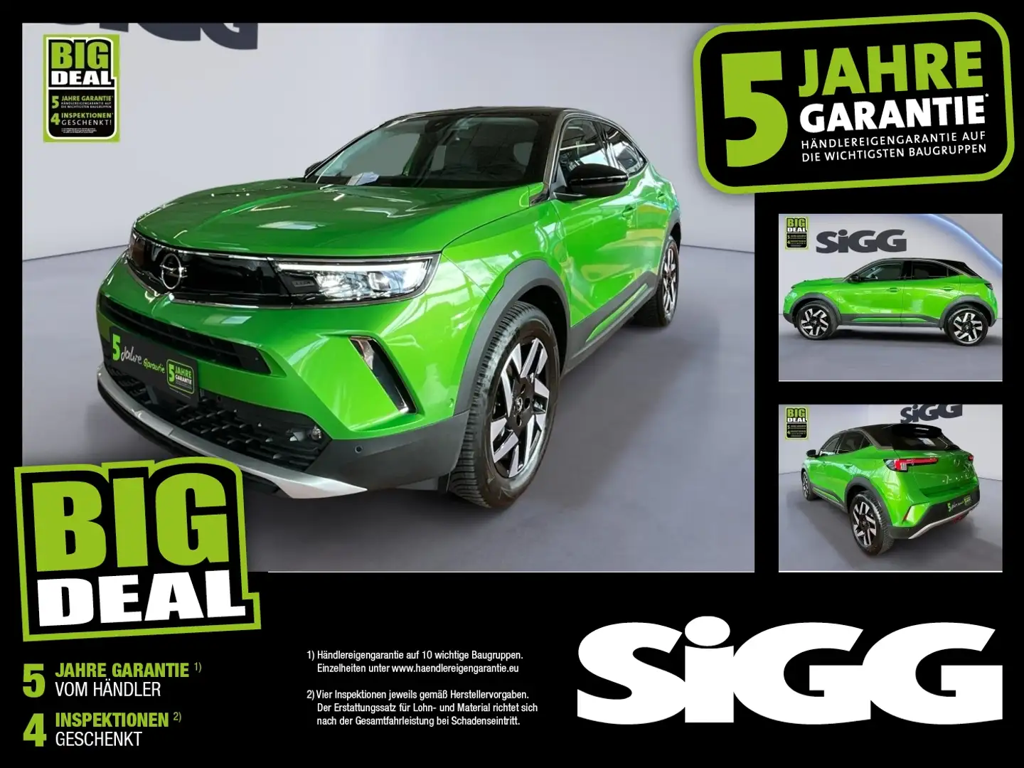 Opel Mokka 1.2  Elegance LED Matrix Rückfahr-Kammera Vert - 1