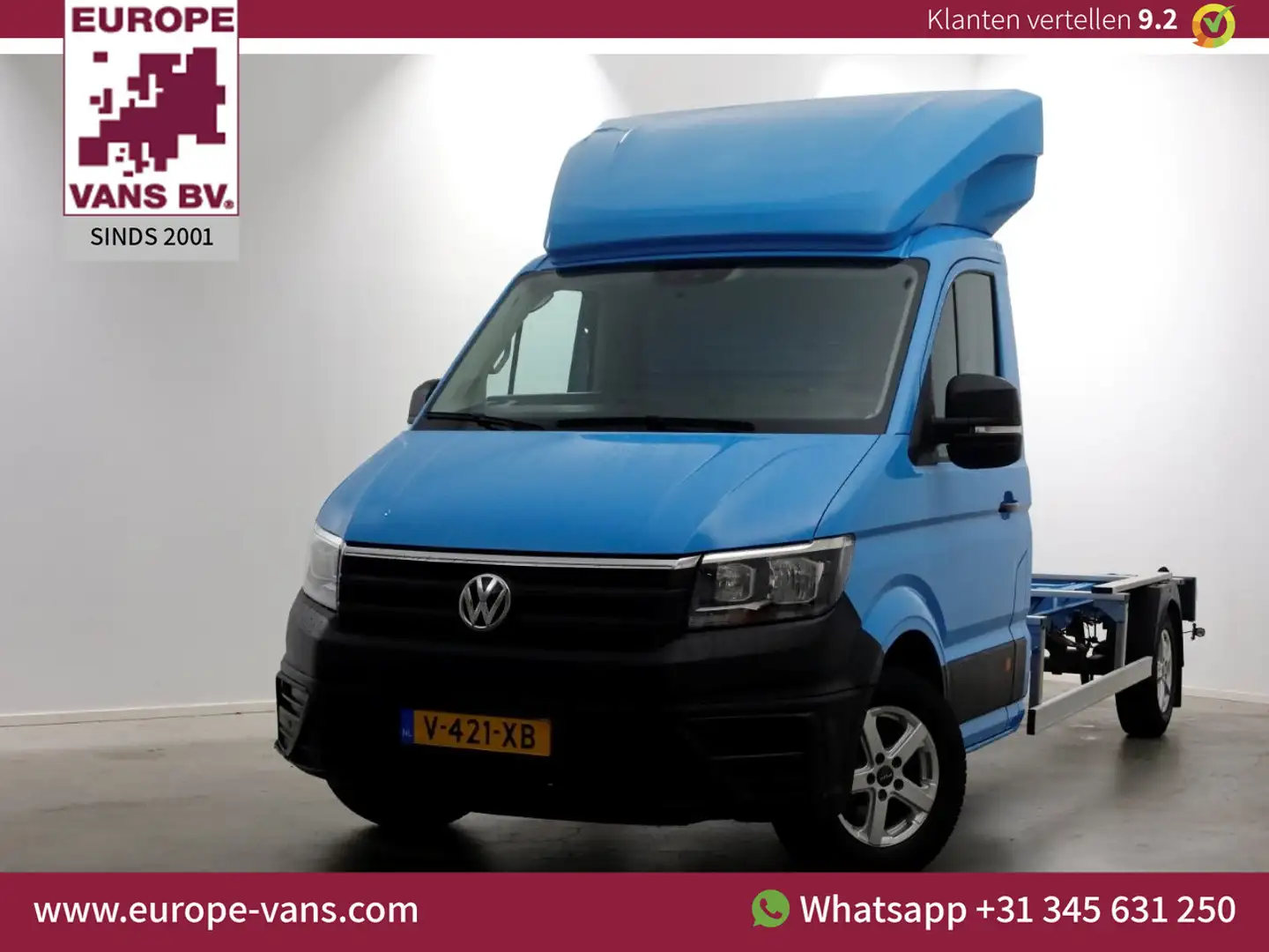 Volkswagen Crafter 35 2.0 TDI E6 L4 Chassis Cabine (Fahrgestell) 02-2 Blauw - 1