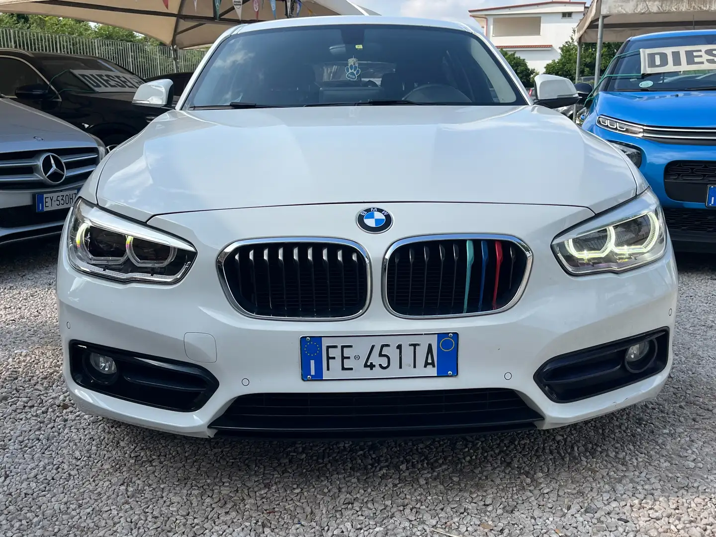 BMW 116 d AUTOMATICO UNICO PROPRIETARIO KM CERTIFICATI Wit - 2