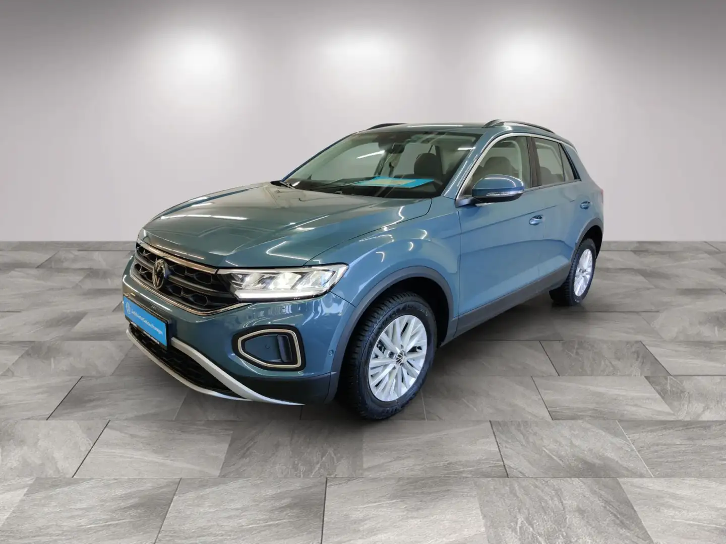 Volkswagen T-Roc Life 1.5 TSI DSG/LED/Navi/Standhzg/01.30Ga Blau - 2