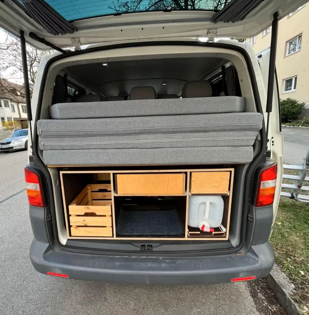 Volkswagen T5 T5 2.5 tdi 131cv 9Posti Klima Letto Portabici Bianco - 1