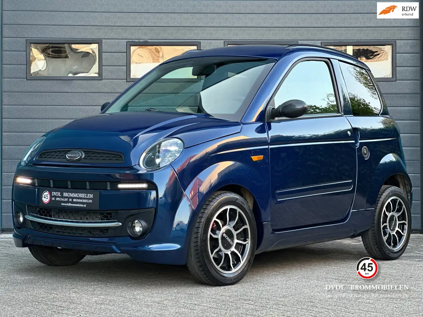 Microcar M.Go Sun DCI AIRCO Brommobiel 45km auto 2018 35dkm Blauw - 1