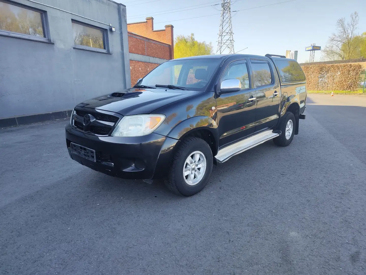Toyota Hilux 2.5 D-4D 4WD AIRCO HARD TOP Fekete - 1