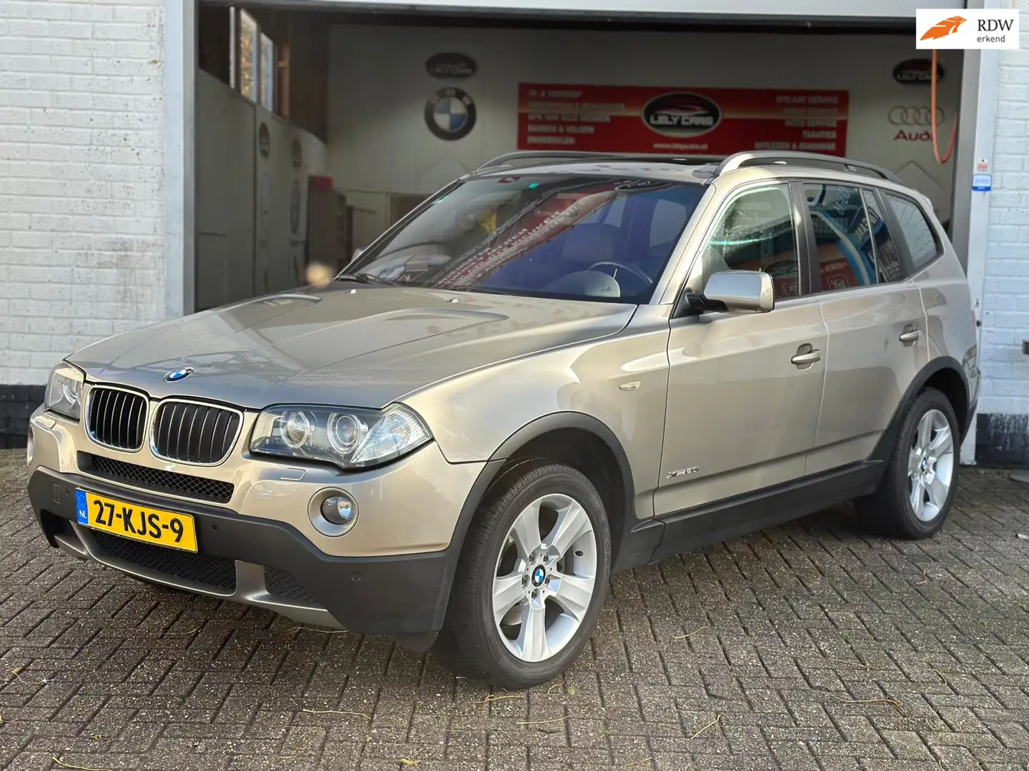BMW X3 2.0i BJ:2008 Pano Leder Cruisecontrol Navi Xenon N Beige - 1