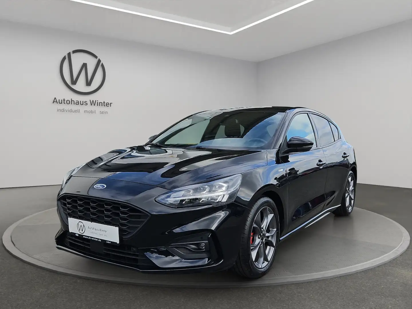 Ford Focus 1,0 EB AT ST-Line X Pano LED AHK AGR RFK Zwart - 2