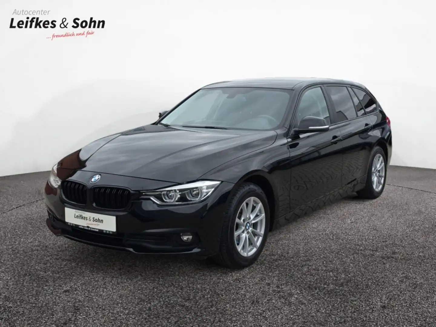 BMW 320 320d Touring Advantage Navi + RFK + PDC Negro - 1
