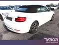 BMW 218 218i Cabriolet Sport Line LED Nav SHZ PDC Temp Weiß - thumbnail 3